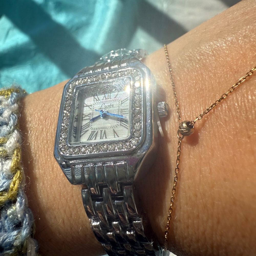 Panthere watch Greats Women's Silver Watch with Blue Accents - Picture 6 of 10